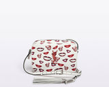 LOU Camera Bag fantasia labbra rosse