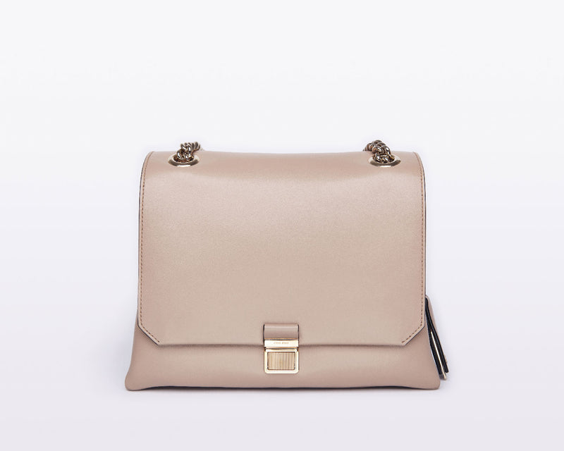 Borsa beige con tracolla