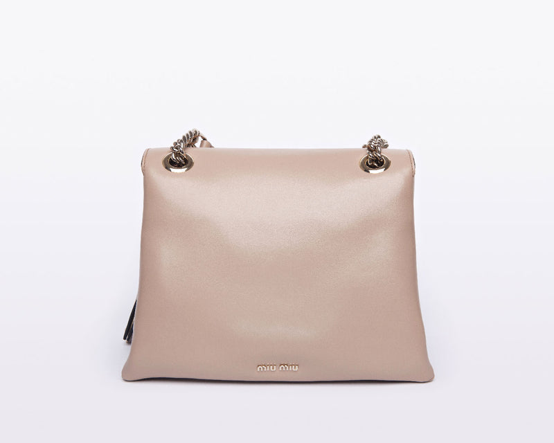 Borsa beige con tracolla